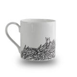 Getzeneara - Fine Bone China Leaf Pattern Tea Mug