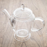 Getzeneara - Hand-Blown Glass Teapot with Stainless Steel Infuser