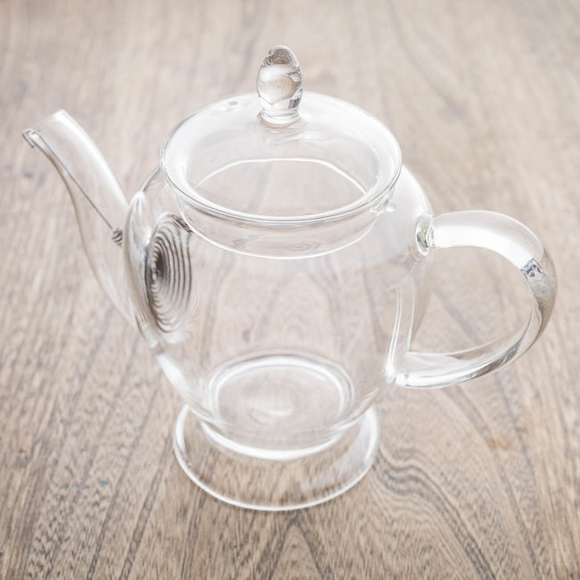 Getzeneara - Hand-Blown Glass Teapot with Stainless Steel Infuser