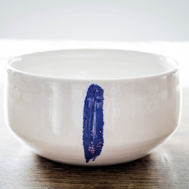 Getzeneara - Handmade Stoneware Matcha Bowl with Thumb Indent