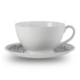 Getzeneara - Fine Bone China Leaf Teacup and Saucer Set