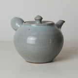 Handmade Stoneware Kyusu Teapot with Built-in Filter