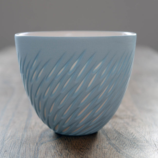 Fine Bone China Teacup with Translucent Finish