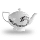 Getzeneara - Fine Bone China Leaf Pattern Teapot